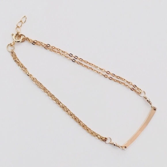 Charlene K Jewelry - Charlene K 14k Gold Vermeil Bar Bracelet